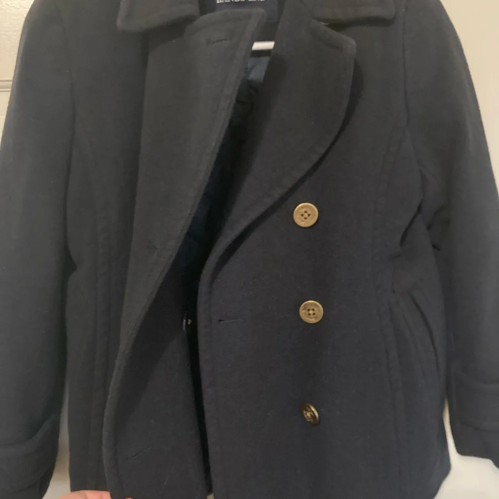 Lands' End Women's Black Peacoat - Picture 4 of 7